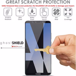 [2 Pack] TECHGEAR Screen Protectors to fit Huawei Mate 10 Pro [ghostSHIELD Edition] Reinforced Flexible TPU Screen Protector with Full Screen Coverage