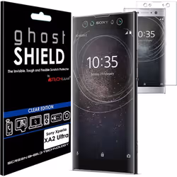 TECHGEAR Screen Protector to fit Sony Xperia XA2 Ultra [ghostSHIELD Edition] Flexible TPU Screen Protector with Full Screen C ...