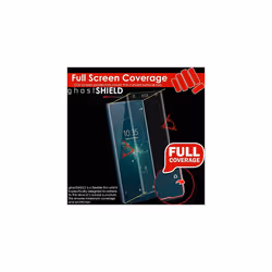 [2 Pack] TECHGEAR Screen Protectors to fit Sony Xperia XZ2 [ghostSHIELD Edition] Genuine Reinforced TPU Screen Protector Guard Covers with Full Screen