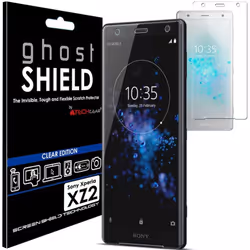 TECHGEAR Screen Protector to fit Sony Xperia XZ2 [ghostSHIELD Edition] Reinforced TPU Screen Protector  with Full Screen Cove ...