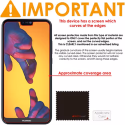 [3 Pack] TECHGEAR Screen Protectors for Huawei P20 Lite - Clear Lcd Screen Protector Compatible with Huawei P20 Lite