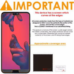 [3 Pack] TECHGEAR Screen Protectors for Huawei P20 - Clear Lcd Screen Protector Compatible with Huawei P20