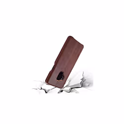 TECHGEAR Premium PU Leather Case Compatible with Samsung Galaxy S9 - Slim-fit, Protective Shell, Back Cover - Brown