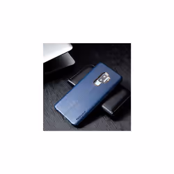 TECHGEAR Premium PU Leather Case Compatible with Samsung Galaxy S9 Plus - Slim-fit, Protective Shell, Back Cover - Blue