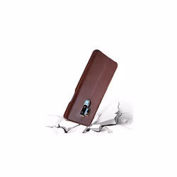 TECHGEAR Premium PU Leather Case Compatible with Samsung Galaxy S9 Plus - Slim-fit, Protective Shell, Back Cover - Brown