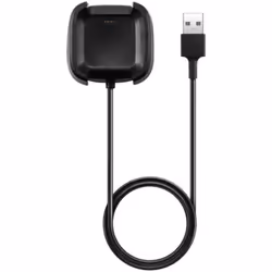 TECHGEAR Replacement USB Charger Cradle for Fitbit Versa, Versa Lite, USB Charging Power Cable Cradle Compatible with Fitbit ...