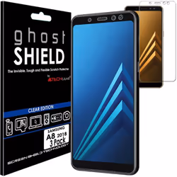 TECHGEAR [3 Pack] Screen Protectors to fit Samsung Galaxy A8 2018 (SM-A530 Series) [ghostSHIELD Edition] Genuine Reinforced.. ...