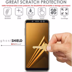 TECHGEAR [3 Pack] Screen Protectors to fit Samsung Galaxy A8 2018 (SM-A530 Series) [ghostSHIELD Edition] Genuine Reinforced...