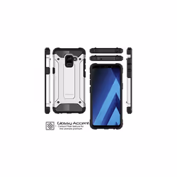 TECHGEAR Galaxy A8 2018 Case - [Tough Armoured] ShockProof Dual-Layer Protective Heavy Duty Tough Cover Compatible with Samsung Galaxy A8 2018
