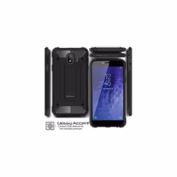 TECHGEAR Galaxy J4 2018 Case - [Tough Armoured] ShockProof Dual-Layer Protective Heavy Duty Tough Cover Compatible with Samsung Galaxy J4 2018