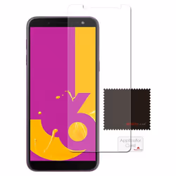 [3 Pack] TECHGEAR Screen Protectors for Galaxy J6 (SM-J600 Series) - Clear Lcd Screen Protectors Cover Guards Compatible with Samsung Galaxy J6 2018