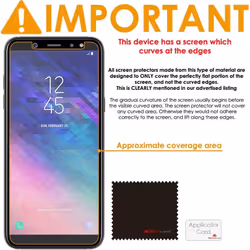 [3 Pack] TECHGEAR Screen Protectors for Galaxy A6 (SM-A600 Series) - Clear Lcd Screen Protectors Cover Guards Compatible with Samsung Galaxy A6 2018