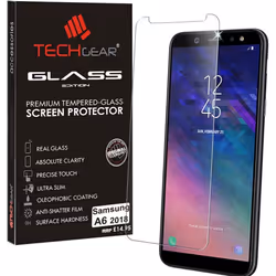 TECHGEAR Screen Protector for Galaxy A6 (SM-A600 Series) - GLASS Genuine Tempered Glass Screen Protector Compatible with Sams ...