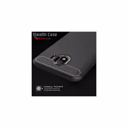 Samsung Galaxy J4 2018 Case - [Stealth Case] Flexible, Shockproof, Slim Fit, Soft TPU Protective Shell Cover with Carbon Fibre Design