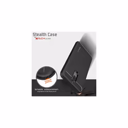 Mate 10 Lite Case - [Stealth Case] Flexible, Shockproof, Slim Fit, Soft TPU Protective Shell Cover with Carbon Fibre Design