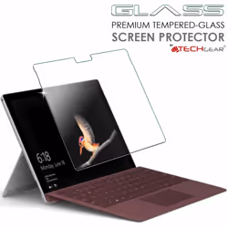 TECHGEAR GLASS Edition fits Microsoft Surface Go - Genuine Tempered Glass Screen Protector Guard Cover Compatible with Microsoft Surface Go