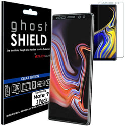 TECHGEAR [3 Pack] Screen Protectors to fit Samsung Galaxy Note 9 [ghostSHIELD Edition] Genuine Reinforced Flexible TPU Screen...