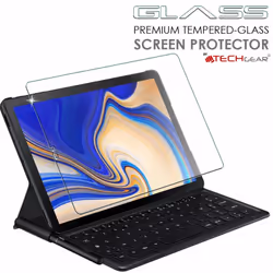 TECHGEAR GLASS Edition fits Samsung Galaxy Tab S4 10.5 Inch (SM-T830 / SM-T835) - Genuine Tempered Glass Screen Protector Guard Cover