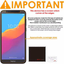 [3 Pack] TECHGEAR Screen Protectors for Honor 7S - Clear Lcd Screen Protectors Cover Guards Compatible with Honor 7S