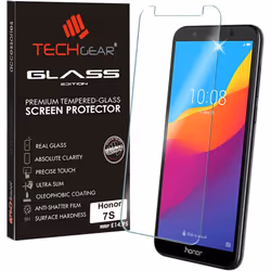 TECHGEAR Screen Protector fits Honor 7S - GLASS Edition Genuine Tempered Glass Screen Protector Compatible with Honor 7S