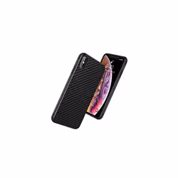 iPhone XS Case, Flexible Shockproof TPU Slim Fit Case Cover - Carbon Fibre Design Soft Flexible Protective Shell Guard Case