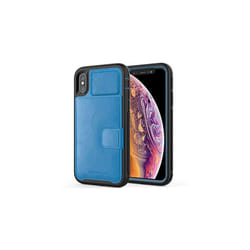 TECHGEAR Apple iPhone XS Case, Tough Armoured Card Wallet 360 Shock Proof Protective Case Cover with Card Slots Wallet & Stand