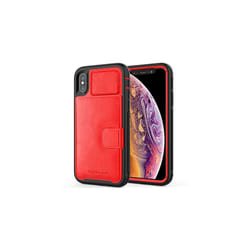 TECHGEAR Apple iPhone XS Case, Tough Armoured Card Wallet 360 Shock Proof Protective Case Cover with Card Slots Wallet & Stand