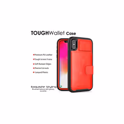 TECHGEAR Apple iPhone XS Case, Tough Armoured Card Wallet 360 Shock Proof Protective Case Cover with Card Slots Wallet & Stand