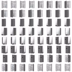 Fridgemaster MS91547DFE side-by-side refrigerator Freestanding 547 L E Silver