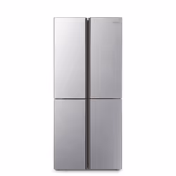 Fridgemaster MQ79394ES, Freestanding, French door, Silver, Buttons, LED, 427 L