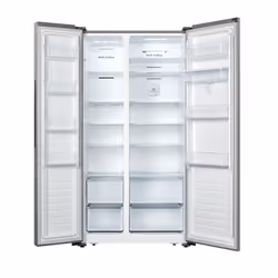Fridgemaster MS91520DES side-by-side refrigerator Freestanding 519 L E Silver