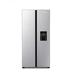 Fridgemaster MS83430DES side-by-side refrigerator Freestanding 440 L E Silver
