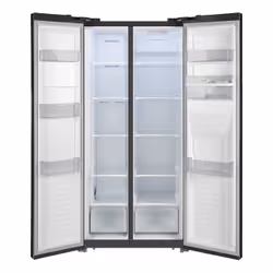 Fridgemaster MS83430DES side-by-side refrigerator Freestanding 440 L E Silver