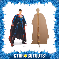 Superman 'Man of Steel' Official Lifesize Cardboard Cutout / Standee