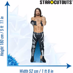 AJ Styles aka Allen Neal Jones (WWE) Lifesize + Mini Cardboard Cutout