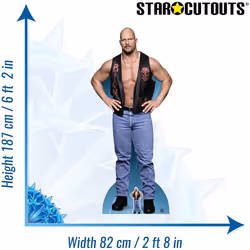 Stone Cold Steve Austin (WWE) Official Lifesize Cardboard Cutout
