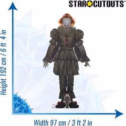 Pennywise The Dancing Clown (IT) Lifesize + Mini Cardboard Cutout