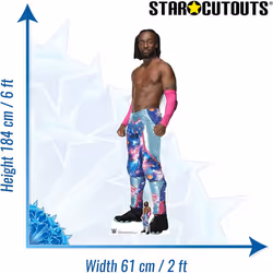 Kofi WWE Official Lifesize + Mini Cardboard Cutout / Standee