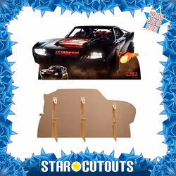 Batmobile The Batman Film 2022 Large + Mini Cardboard Cutout