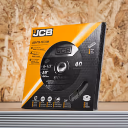 JCB 2 piece 165mm TCT Wood Saw Blade Set