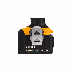 JCB - 18V Professional Cordless Battery Drill Driver w/ 4.0Ah Battery and Charger Power Hand Tool Set - Drilling, Electric Drill Screwdriver, LED