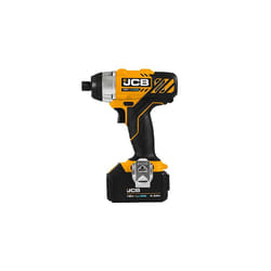 JCB 18V Cordless Impact Driver - Cordless Drill Powerful - Battery Drill Set - Drill with Light LED - Drill Tool Set - JCB Impact Driver Cordless