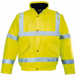 Portwest Unisex Hi-Vis Bomber Jacket (S463) / Workwear / Safetywear - XL, Yellow