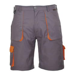 Portwest Mens Contrast Workwear Shorts - S, Charcoal