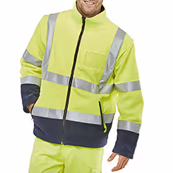 Portwest Unisex Hi-Vis Bomber Jacket (S463) / Workwear / Safetywear - 3XL, Yellow