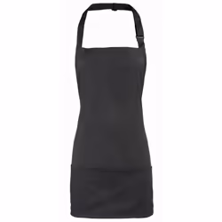 Premier Colours 2-in-1 Apron / Workwear - One Size, Black