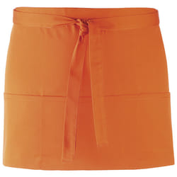 Premier Ladies/Womens Colours 3 Pocket Apron / Workwear - One Size, Orange