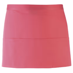 Premier Ladies/Womens Colours 3 Pocket Apron / Workwear - One Size, Fuchsia