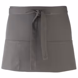 Premier Ladies/Womens Colours 3 Pocket Apron / Workwear - One Size, Dark Grey