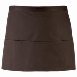 Premier Ladies/Womens Colours 3 Pocket Apron / Workwear - One Size, Brown